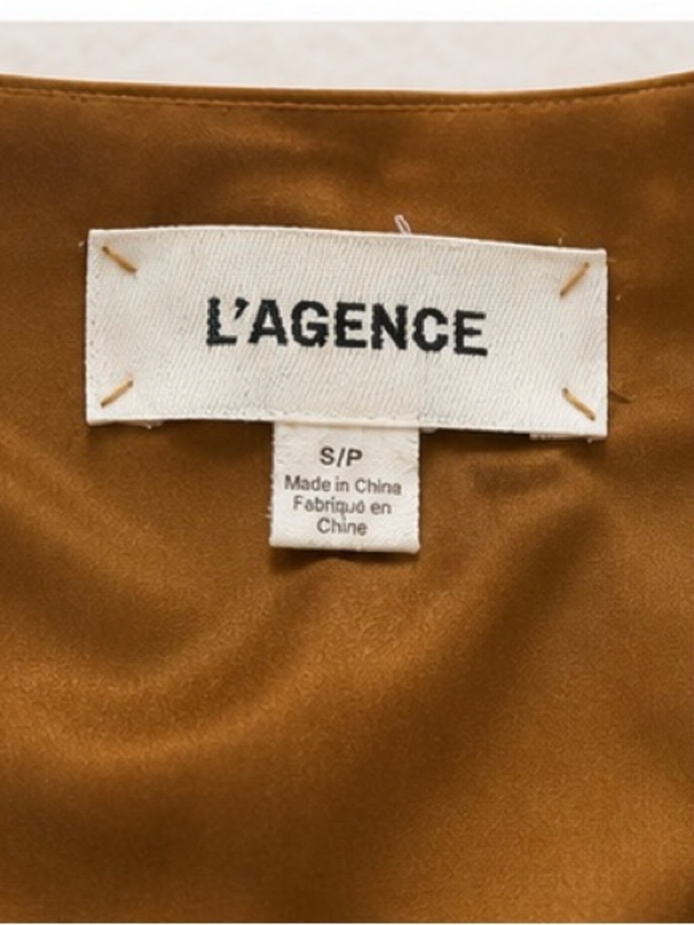 L’AGENCE Silk Blend Wrap Bodysuit – Size S/P – Worn Once – Excellent Condition 🤎 - Picture 8 of 11